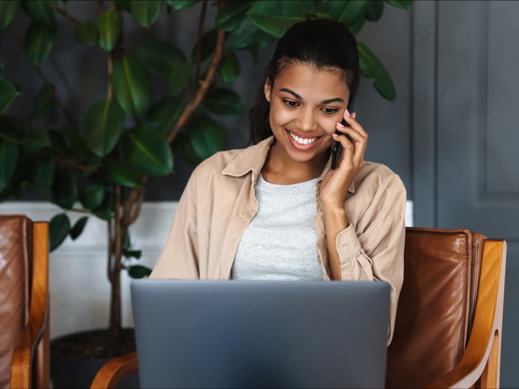 Homeowner reviewing refinance options